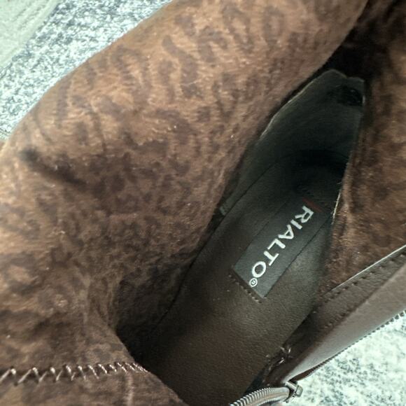 Rialto Crystal Women's Boot Riding Boots Equestrian Size 8 Brown High - Picture 11 of 12